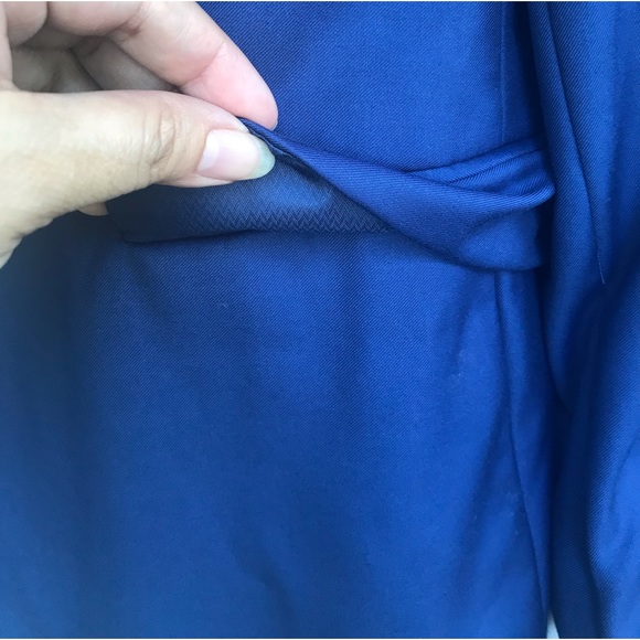 🆓 Tie .2 pcs 🎄CARAVELLI SOLID LIGHT navy blue color like new - Picture 10 of 17